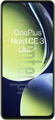 Vérification de l'IMEI OnePlus Nord CE 3 Lite sur imei.info