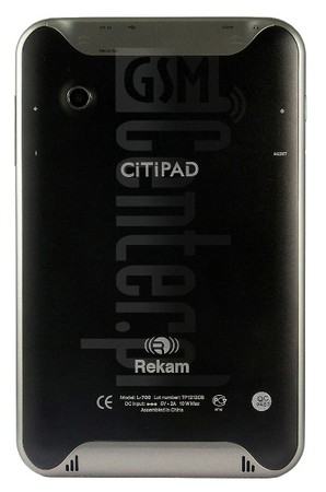 Verificación del IMEI  REKAM Citipad L-700 3G en imei.info
