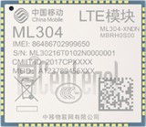 Vérification de l'IMEI CHINA MOBILE ML304 sur imei.info