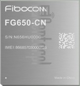 Verificación del IMEI  FIBOCOM FG650-CN en imei.info