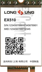IMEI Check LONGSUNG EX510 on imei.info