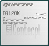 Vérification de l'IMEI QUECTEL EG120K-JP sur imei.info