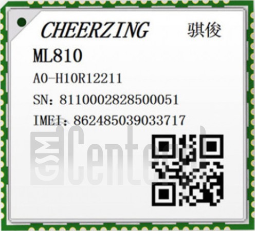 Sprawdź IMEI CHEERZING ML810-M na imei.info