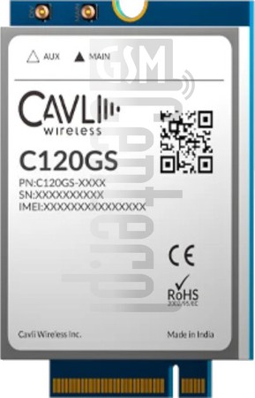 Verificação do IMEI CAVLI C120GS em imei.info