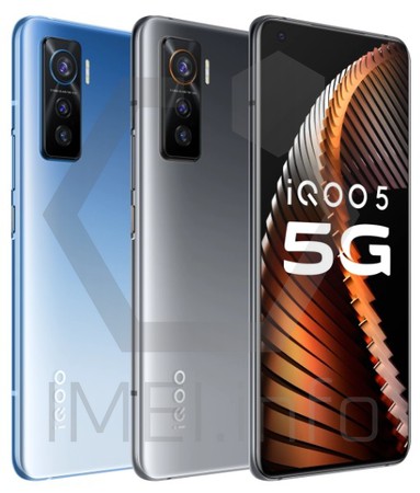 Pemeriksaan IMEI VIVO iQOO 5 di imei.info