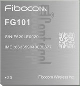 Verificación del IMEI  FIBOCOM FG101-EAU en imei.info