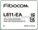 Vérification de l'IMEI FIBOCOM L811-EA sur imei.info
