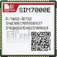 Проверка IMEI SIMCOM SIM7000E на imei.info