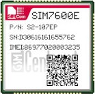ตรวจสอบ IMEI SIMCOM SIM7600E บน imei.info