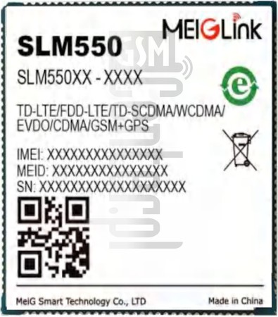 تحقق من رقم IMEI MEIGLINK SLM550-LA على imei.info