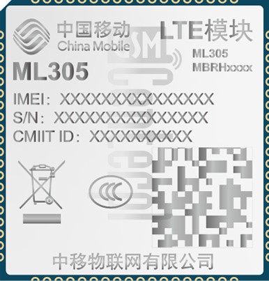 Kontrola IMEI CHINA MOBILE ML305 na imei.info