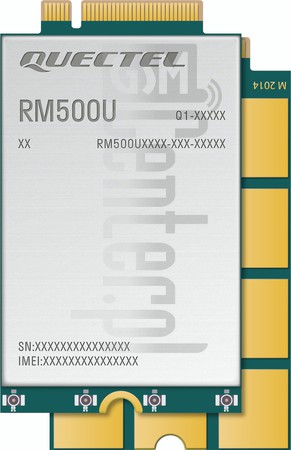 Vérification de l'IMEI QUECTEL RM500U-CNV sur imei.info