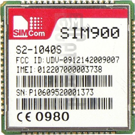 Проверка IMEI SIMCOM SIM900S на imei.info