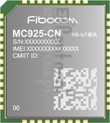 Vérification de l'IMEI FIBOCOM MC925-CN sur imei.info