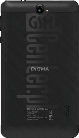 IMEI Check DIGMA Optima 7258C on imei.info