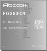 Vérification de l'IMEI FIBOCOM FG360-CN sur imei.info