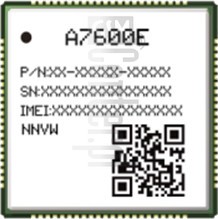 Kontrola IMEI SIMCOM A7600 na imei.info