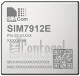 Vérification de l'IMEI SIMCOM SIM7912E sur imei.info