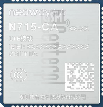 Vérification de l'IMEI NEOWAY N715 sur imei.info