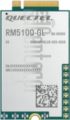 Vérification de l'IMEI QUECTEL RM510Q-GL sur imei.info
