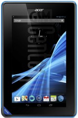 IMEI चेक ACER B1 Iconia Tab imei.info पर