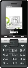 Verificación del IMEI  IMAX MX 1801 en imei.info