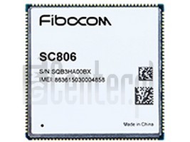 Verificación del IMEI  FIBOCOM SC806 en imei.info