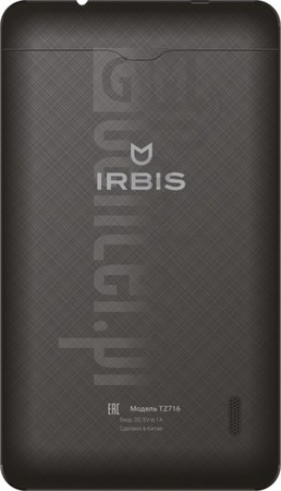 Перевірка IMEI IRBIS TZ716 на imei.info