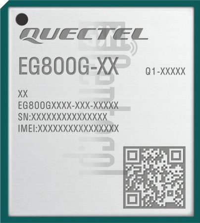 Vérification de l'IMEI QUECTEL EG800G-CN sur imei.info