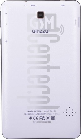 Verificação do IMEI GINZZU GT-7020 em imei.info