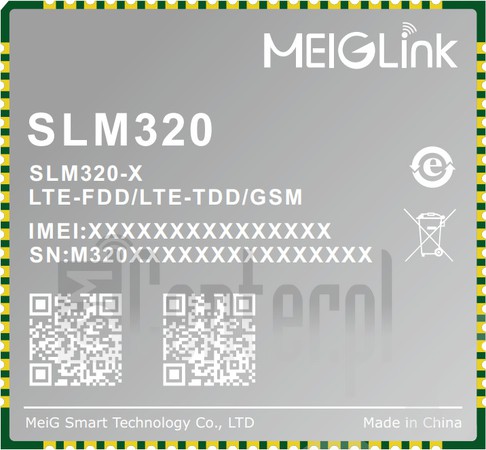 Verificação do IMEI MEIGLINK SLM320-C em imei.info