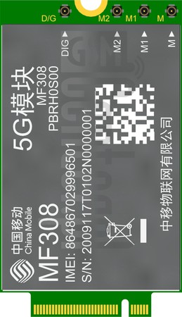 Vérification de l'IMEI CHINA MOBILE MF308 sur imei.info