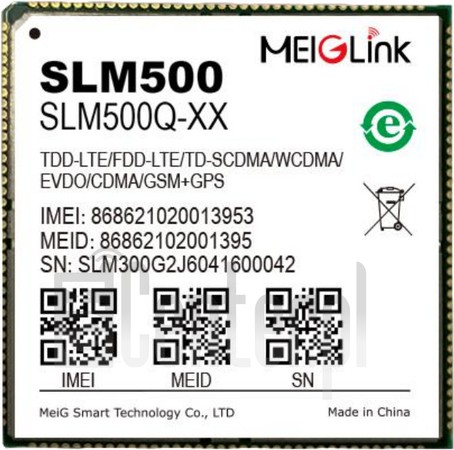 Kontrola IMEI MEIGLINK SLM500Q-C na imei.info