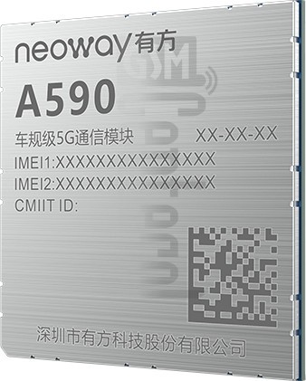 Verificação do IMEI NEOWAY A590 em imei.info