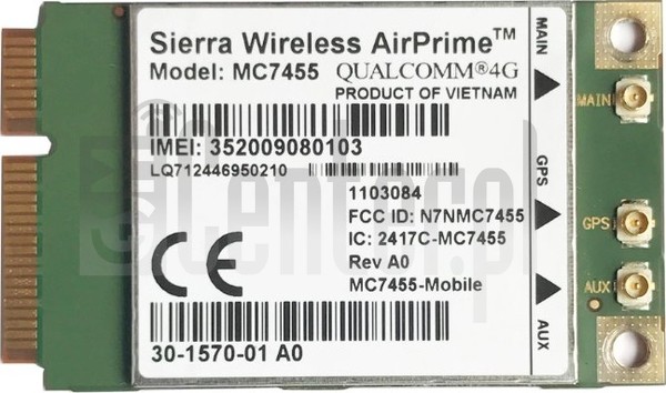 IMEI Check SIERRA WIRELESS MC7455 on imei.info