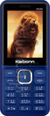 在imei.info上的IMEI Check KARBONN KX30