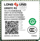 在imei.info上的IMEI Check LONGSUNG U9507C R2