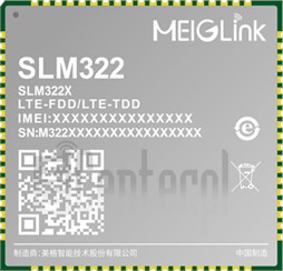 Vérification de l'IMEI MEIGLINK SLM322-E sur imei.info
