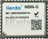 Vérification de l'IMEI LIERDA NB86-G sur imei.info