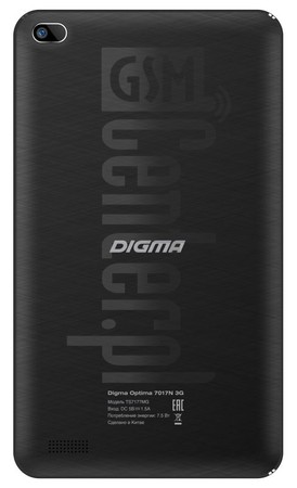 在imei.info上的IMEI Check DIGMA Optima 7017N 3G
