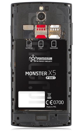 Vérification de l'IMEI PENTAGRAM Monster X5 P500-1 sur imei.info