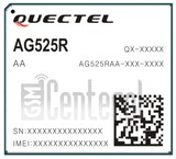 Vérification de l'IMEI QUECTEL AG525R-GL sur imei.info