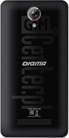Verificação do IMEI DIGMA Linx A500 3G LS5101MG em imei.info
