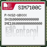 Pemeriksaan IMEI SIMCOM SIM7100C di imei.info