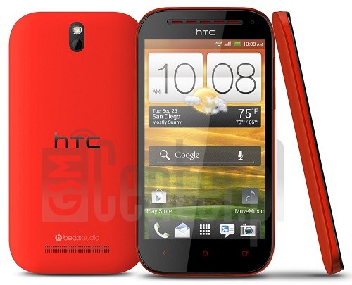 Pemeriksaan IMEI HTC One ST di imei.info