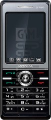 Controllo IMEI KONKA D780 su imei.info