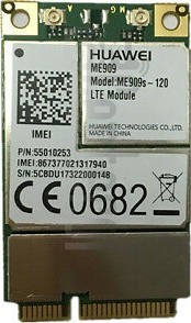 Vérification de l'IMEI HUAWEI ME909S-120 sur imei.info