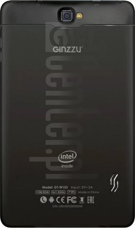 imei.info에 대한 IMEI 확인 GINZZU GT W153