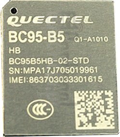 Kontrola IMEI QUECTEL BC95-GR na imei.info