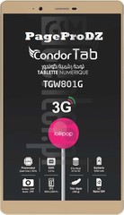 IMEI Check CONDOR TGW801G on imei.info